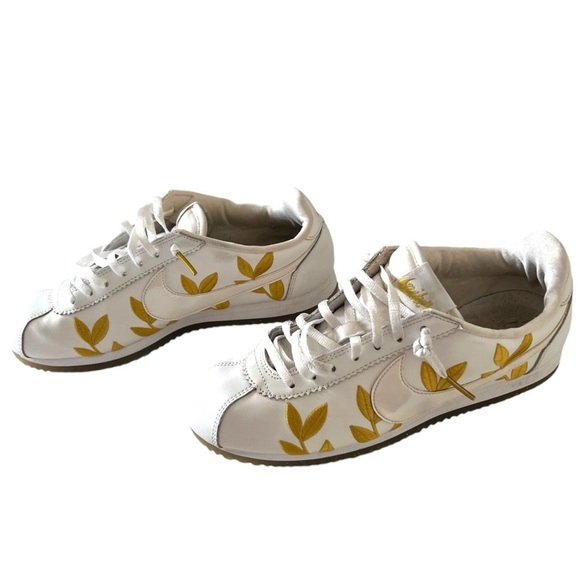 Nike Classic Cortez White/White-Metallic Gold (WS) (AR5393 100) Women's Size 9 - Picture 3 of 7